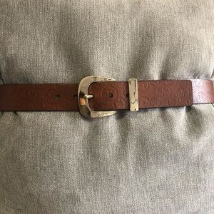 Michael Kors Ladies Embossed Belt (size M)